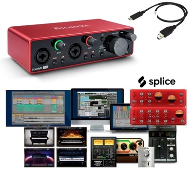 ZESTAW FOCUSRITE SCARLETT 2I2 STUDIO - Sklep, Opinie, Cena w