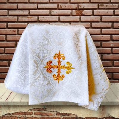 WELON NA KIELICH BIAŁY ROZETA