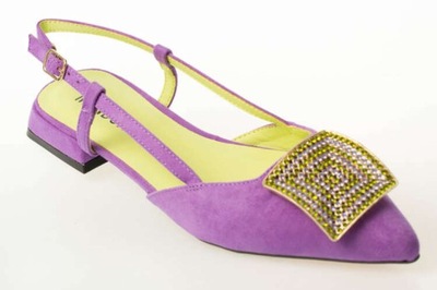 Buty Damskie 39 Sandały Menbur 25458 PURPURA/PURPLE