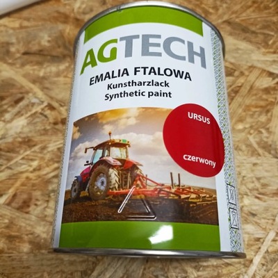 FARBA CZERWONA URSUS C-360 C-385 0,8l AGTECH
