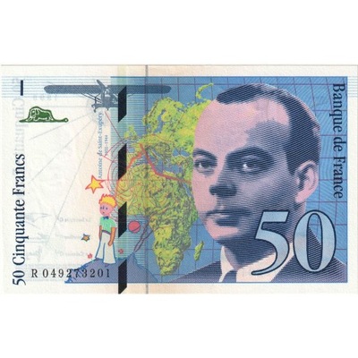 Francja, 50 Francs, St Exupéry, 1999, R049273201,