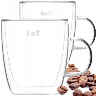 Berretti Tazza Zestaw 2 szklanek 420 ml podwójna