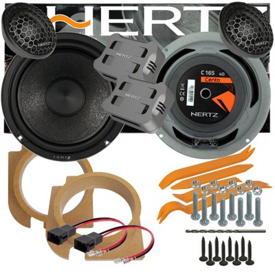 HERTZ ESK CK 165 ALTAVOCES VW GOLF 3 VENTO PARTE DELANTERA  