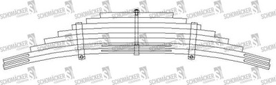 РЕСОРА SCANIA SCHOMÄCKER 90233000, O.E. 2330844