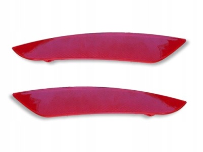 Vw golf vi 6 hb відбивачі накладка бампера задня l+p фото №1