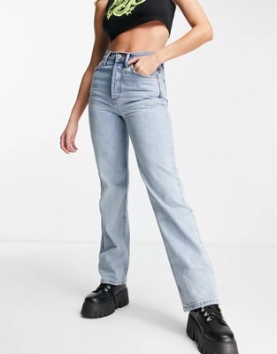 TOPSHOP SPODNIE JEANSOWE NIEBIESKIE 30/32 1XML