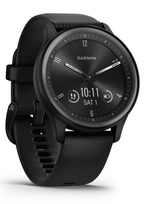 Czarny Smartwatch GARMIN Vivomove Sport