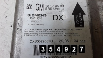 2005 opel vectra ecu 5wk43471 фото №1