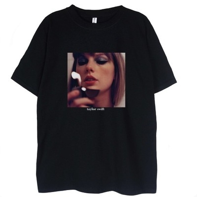 T-shirt Taylor Swift Midnights czarna koszulka XS