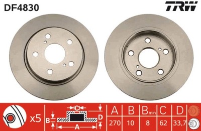 DISC BRAKE DF4830  