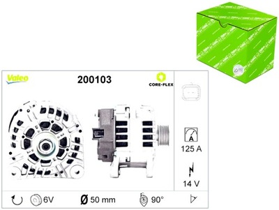 Генератор valeo 200103 фото №1