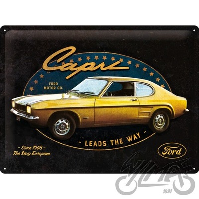 PLACA PLAKAT 30X40 FORD CAPRI LEADS 23326  