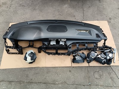 Hyundai tucson ii iii lift приборная панель консоль ремни комплект do восстановление фото №1