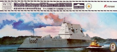 Flyhawk 1175 1:700 Missile Destroyer USS Zumwalt DDG-1000