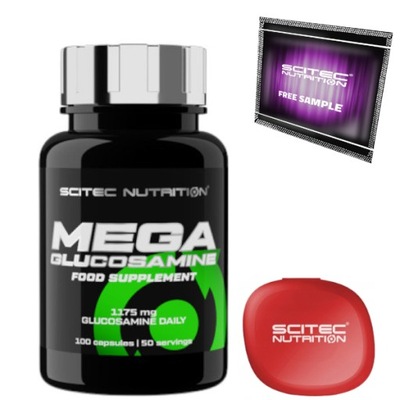 SCITEC MEGA GLUCOSAMINE 100 KAPS GLUKOZAMINA STAWY