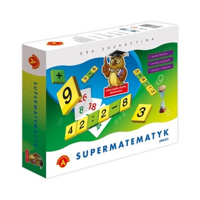 Gra planszowa - Supermatematyk maxi