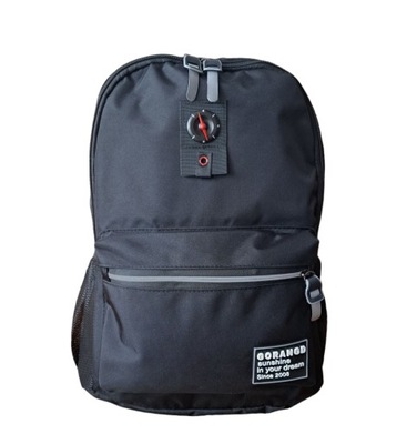 Plecak szkolny miejski turystyczny czarny do pracy do szkoły