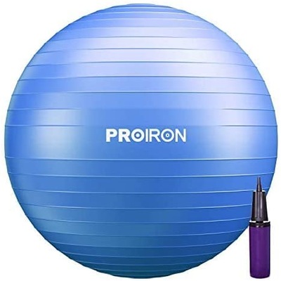 Piłka klasyczna Proiron 65 cm odcienie niebieskiego