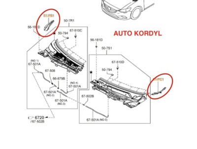 Mazda оригінальний номер ghp951pc1a;ghp9-51-pb1a фото №1