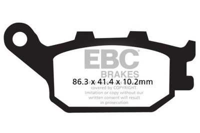 КОЛОДКИ ТОРМОЗНЫЕ EBC FA174V V-PAD (КОМПЛЕКТ. NA 1 ДИСКИ ТОРМОЗНЫЕ)