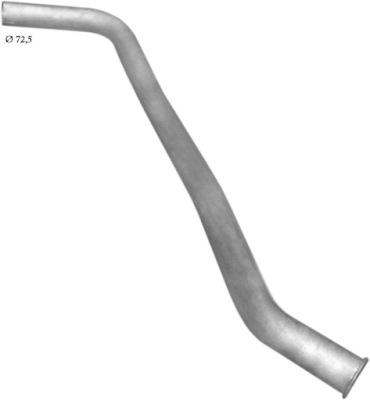 Mercedes 1636 труба випускна довга фото №1