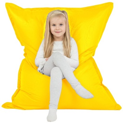 Poducha OGRODOWA do leżenia XL Poduszka ŻÓŁTA