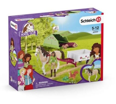 Schleich Zestaw figurek Horse Club, Sarah i wycieczka kempingowa