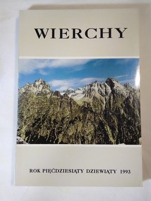 WIERCHY Nr 59 Rocznik poświęcony górom 1993 r.