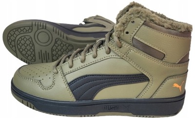 BUTY PUMA ZIMOWE OCIEPLANE REBOUND SL FUR 35,5