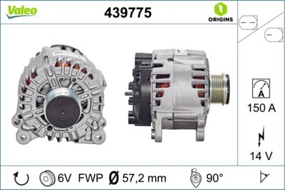 GENERATORIUS AUDI A5 2.7D 09- VAL439775 