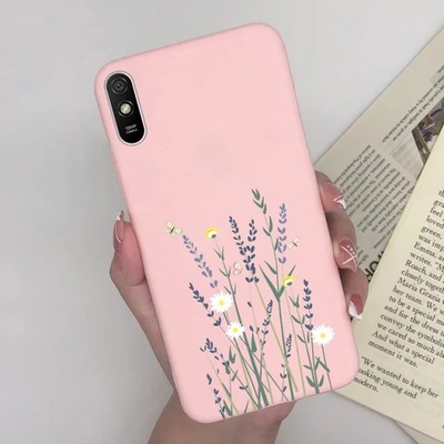 PARA XIAOMI REDMI 9A 9AT 9I PRZYPADKU KRZEMU MODY MOTYL DIBUJO SERCA TELÉFONO  