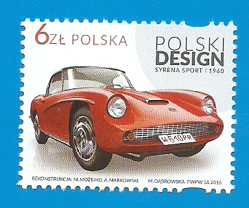 Fi. z Bl. 298** - Polski Desing - Syrenka - 2016r - czysty