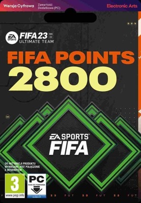 FIFA 23 - 2800 FIFA POINTS KLUCZ ORIGIN PC PL