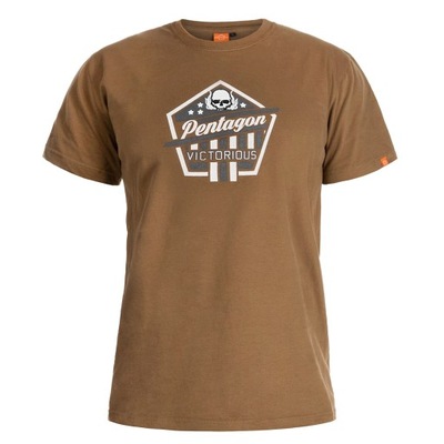 Koszulka męska bawełniana T-Shirt Pentagon "Victorious" - Coyote 4XL