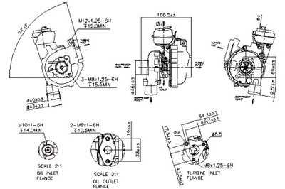 NISSENS TURBINA HYUNDAI I30 SONATA V KIA CARENS II CARENS 3  