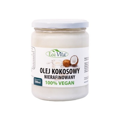 Olej kokosowy nierafinowany 500ml