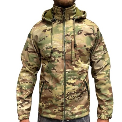 Softshell Kurtka Bluza Taktyczna Moro Multicam M