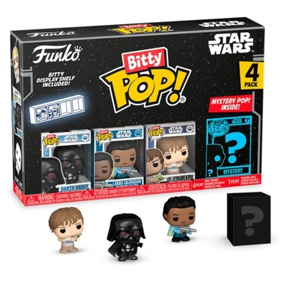 Zestaw 4 figurek Funko POP! Lord Vader, Stormtrooper, C-3PO