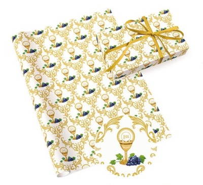 PAPIER DO PAKOWANIA PREZENTÓW IHS Kielich