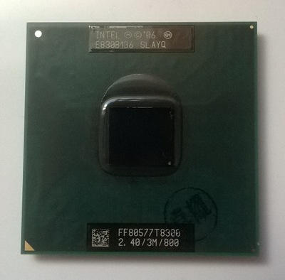 Intel Core 2 duo T8300 2.40GHz 800Mhz FSB 3MB
