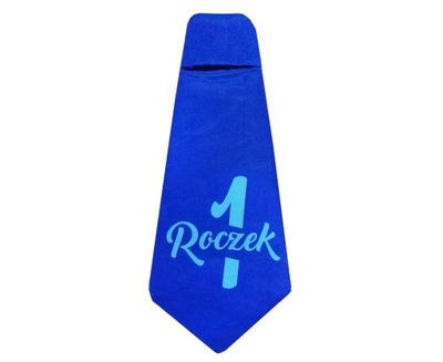 Krawat na ROCZEK, 1 urodziny, niebieski boy