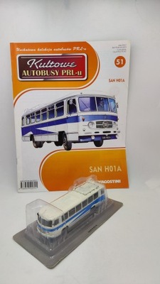 SAN H-01A KULTOWE AUTOBUSY PRL Nr51 1:72