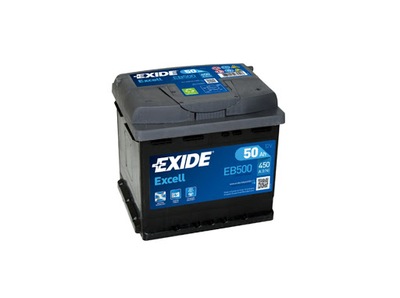 EXIDE EXCELL 50Ah 450A EB500 
