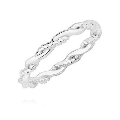 Pierścionek srebrny pr.925 knuckle ring r.19