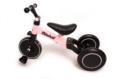 Rowerek Biegowy pchacz 3-kołowy 3w1 003 Różowy