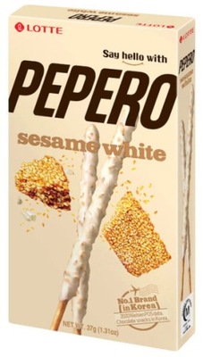 Paluszki Pepero Sesame White z sezamem 37g LOTTE