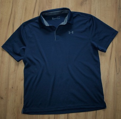 UNDER ARMOUR TECH extra koszulka polo IDEAŁ L