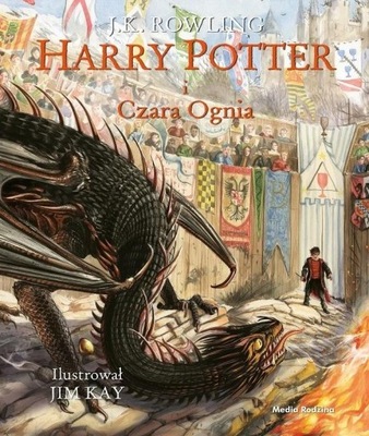 HARRY POTTER I CZARA OGNIA WYD. ILUSTROWANE JOANNE K. ROWLING