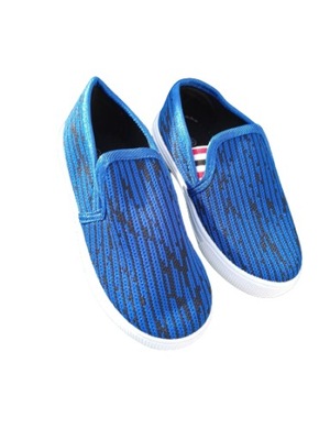 tenisówki WSUWKI slip on BLUE niebieskie ENPLUS 31