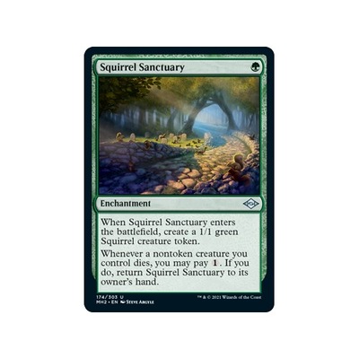 MTG 2x Squirrel Sanctuary (Uncommon)